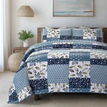 Slpr Pacific Coast 2-PIECE Set Twin Size With 1 Sham, Lightweight Quilte. Fixed Price $87.68.