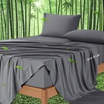 Ivellow Deep Pocket Queen Sheets, Rayon Derived From Bamboo, Extra Pocke.... Fixed Price $83.83.