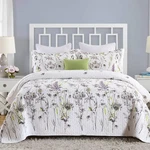 Finlonte Floral Quilt Sets Queen Bedspreads - 100% Cotton Lightweight Bedspre.... Fixed Price $132.20.
