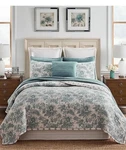 Southern Living Haverford Blue Toile Reversible Full Queen Quilt & Shams Set 3PC. Fixed Price $129.99.