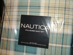 Nautica Westmont Plaid Queen Full Quilted Coverlet Standard Shams 3PC. Fixed Price $159.99.