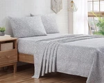 Indigo Ink Queen Size Sheet Set, 4-PIECE Boho Floral Damask Patterned Beddi.... Fixed Price $37.38.