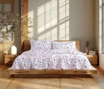 Queen Size 100% Cotton Linen Closet Flannel Sheet Icy Star Pattern New. Fixed Price $29.99.