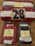 New Pottery Barn Noah Nautical Boat Sail Twin Quilt Std Sham Small Bedding. Fixed Price $200.00.