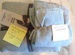 West Elm Flax Linen Melange King Duvet 2 Euro Shams Washed Gemstone Silver Mist. Fixed Price $164.99.