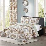 All American Collection 3PC Modern Reversible Floral Home Bedroom Bedspread C.... Fixed Price $64.59.