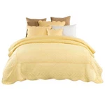 Tache Diamond Matelasse Scalloped Yellow Buttercup Elegant Coverlet Quilt Set. Fixed Price $99.90.