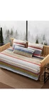 Eddie Bauer Daybed Salmon Ladder Quilted Blanket Only 75X39 Twin. Fixed Price $50.00.