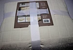 Chic Home Revel 3 Piece Stiched Crinkle Quilt Set 90"X92" Beige Lightweight. Fixed Price $26.49.