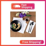 Grownhome Arts 85% Cotton 15% Linen Dinner Cloth Set Of 4 Napkins For Everyday U. Fixed Price $12.83.