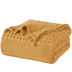 Phf 100 Cotton Waffle Weave Blanket Twin Size For Bed Soft Lightweight. Fixed Price $57.81.