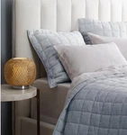 Nwot Quince European Linen Box Quilt Set Mist Blue King Cal Sham Read!. Fixed Price $128.00.