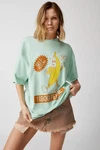 Urban Outfitters Uo Peel Me Banana Oversized Graphic Shirt Green Xl/xxl New. Fixed Price $28.00.
