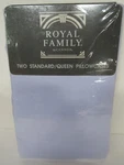 Royal Family By Cannon Set Of 2 Standard/queen Pillowcases Light Blue New. Fixed Price $19.95.