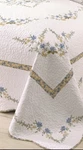 Modern Heirloom Collection Heather Quilted Embroidered Floral Bedspread Twin. Fixed Price $47.84.