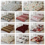 3D Christmas Deer Pine Star Pattern Quilt Cover Duvet Comforter Set. Fixed Price $89.99.