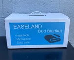 Easeland Soft Microplush Lightweight Thermal Queen Size Blanket 90X90 Inch Ivory. Fixed Price $28.00.