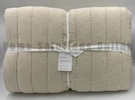 Pottery Barn European Flax Linen Cotton Channel Stitch Quilt Oatmeal King #U2004. Fixed Price $349.99.