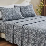 Ivellow Flannel King Size Deep Pocket Set Double Brushed Extra Soft. Fixed Price $109.36.