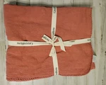 Greenrow Heavy Linen Coverlet Full/queen Rust. Fixed Price $179.00.