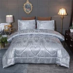 Grey Queen Size Comforter Sets All Season Silver Bedding Lightweight Comforte.... Fixed Price $79.96.