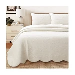 Cozy Line Home Fashions 100% Cotton Medallion Off White Matelasse E... Fast Ship. Fixed Price $113.99.