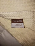 King 100% Long Staple Cotton Thermal Woven Blanket Hudson Park Exc Cond. Fixed Price $100.00.