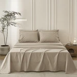 6PS Linen Grey Queen Size Bedding Sets Like Cotton Oeko-tex Sta.... Fixed Price $85.64.
