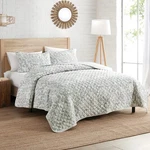 Indigo Ink Grey Quilt For Bed Full/queen, Tufted Medallion. Fixed Price $67.69.