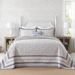 Oversized 100% Cotton King Bedspread, Vintage Botanical, 3-PC Reversible Set. Fixed Price $316.99.