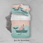 3D Whale Mermaid Illustration Quilt Cover Bedding Sets Pillowcases Queen. Fixed Price $78.65.