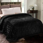 Whale Flotilla Flannel Fleece Size Blanket For QUEEN(90"X90"), Black. Fixed Price $37.99.