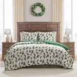 Hallmark Queen Flannel Greenery Print Quilt Set. Fixed Price $29.99.