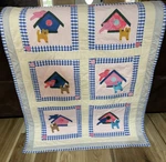 Handmade Quilts Birdhouse Quilt- Brand New. Fixed Price $65.00.