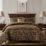 Vcny 6PC Twin Xl Cheetah Reversible Comforter Set: Microfiber, Hypoallergenic,. Fixed Price $16.99.