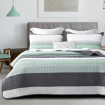 Durlengen Striped Quilt Set Queen Size 3PC Bohemian Bedspread Coverlet White. Fixed Price $88.49.