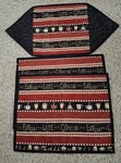 Homemade Coffee Time Table Runner + 2 Placemats. Fixed Price $50.00.