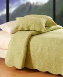 Colonial Williamsburg Windsor Celery Twin Quilt Decor. Fixed Price $62.99.