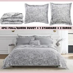 Nib Sferra Chiara 4 Pc Set 1 Duvet Cover + Standard 2 Euro Shams. Fixed Price $659.99.