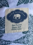 John Robshaw Queen Quilt In Jaya Peacock - New With Tags. Fixed Price $305.00.