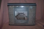Anthology Kendall Twin Duvet Cover Oatmeal Cotton Blend New Pack 68" X 90". Fixed Price $29.98.