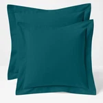 Cotton Metrics Linen Euro Pillow Shams 26" X (pack Of 2), Teal. Fixed Price $33.99.