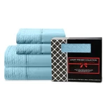 Elegant Comfort Luxurious 4-PIECE Quilted Bed Sheet Set Gift Box 1500 Thr.... Fixed Price $32.06.