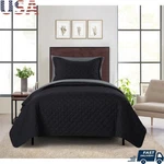 Reversible Quilt Set Twin-xl 5 Piece Bedding Microfiber Soft Cozy Sheets New. Fixed Price $57.10.