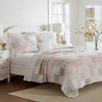 Full/queen Celina Patchwork Quilt Set Pink - Laura Ashley. Fixed Price $41.99.