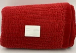 Pottery Barn Washed Velvet Handcrafted Quilt Red Full Queen #1332. Fixed Price $283.29.