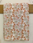 Beautifull Hand Block Printed Floral Vintage Kantha Blanket Gudari Throw Quilt. Fixed Price $63.50.