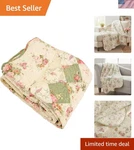Greenland Home Bliss 100% Cotton Authentic Patchwork Throw Quilt, 1-PIECE, 50.... Fixed Price $78.86.
