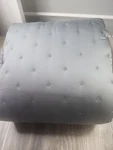 Pottery Barn Tencel Lyocell Quilt Riviera Blue King Cal. Fixed Price $197.00.