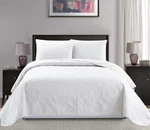 Mk Collection King/california Over Size 118"X106" 3PC Diamond Bedspread .... Fixed Price $64.79.